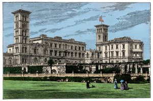 Osborne House, Wight-sziget, 1900 alkotó: Unbekannt