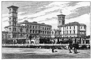 Osborne House, Wight-sziget, 1900 alkotó: Unbekannt