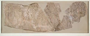 Ostracon, hieratikus felirattal, XIX. dinasztia, Kr.e. 1292 - Kr.e. 1190 alkotó: Unbekannt