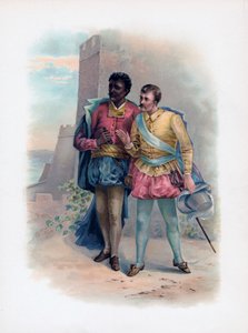 Othello és Iago, 1891 alkotó: Unbekannt