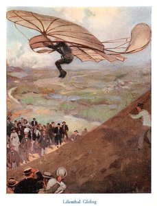 Otto Lilienthal német repülő, XX. század eleje alkotó: Unbekannt