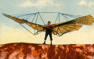 Otto Lilienthal vitorlázórepülője, 1890-es évek, 1932. alkotó: Unbekannt