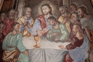Nagyboldogasszony templom. Az utolsó vacsora Cordon France alkotó: Unbekannt