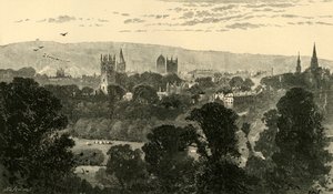 Oxford, von Headington Hill, 1898