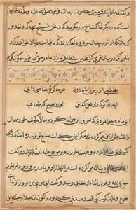 Oldal a Papagáj meséiből Tuti-nama: szövegoldal, c. 1560. alkotó: Unbekannt