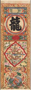 Painted Panel of Character Dragon, 1900-as évek eleje. alkotó: Unbekannt