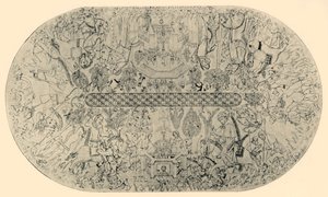 Festmény az igazságszolgáltatás csarnokának mennyezetéről, 1907. 1. sz. alkotó: Unbekannt