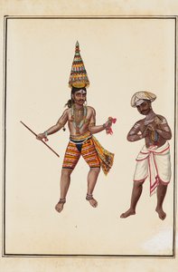 Férfi templomi táncos pár, 1820-1825 alkotó: Unbekannt