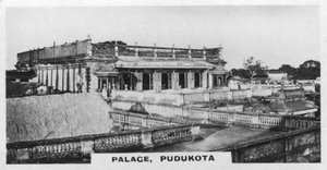 Palace, Pudukottai, Tamil Nadu, India, 1925 alkotó: Unbekannt