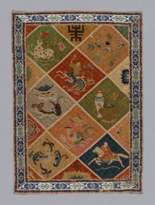 Panel ruhaszövet, Kína, Qing-dinasztia 1644-1911, 18751900. alkotó: Unbekannt