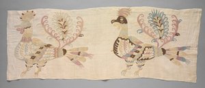 Panel, lepedőtöredék, 1700-as évek. alkotó: Unbekannt