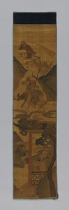 Panel lakberendezési szövet, Kína, Qing-dinasztia 1644-1911, 18001900. alkotó: Unbekannt