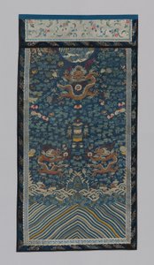 Panel lakberendezési szövet, Kína, Qing-dinasztia 1644-1911, 18751900. alkotó: Unbekannt