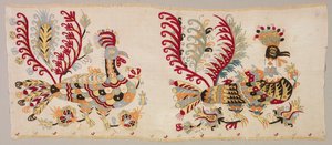 Panel, Valószínűleg egy szoknyából, 1800-as évek. alkotó: Unbekannt