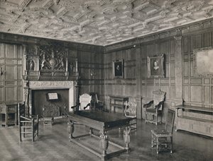 Burkolt szoba a régi palotából, Bromley-By-Bow, 1927 alkotó: Unbekannt