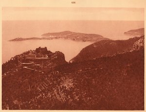 Panoráma és Cap Ferrat a Grande Corniche-ról, Eze, 1930. alkotó: Unbekannt