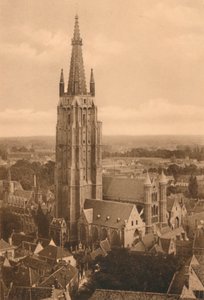 Panoráma és Notre-Dame-templom, 1928 alkotó: Unbekannt