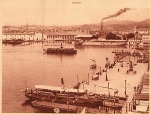 Panoráma a Quaisról Toulonban, 1930. alkotó: Unbekannt