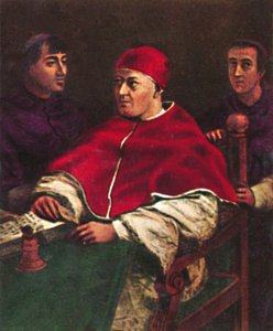 X. Leó pápa 1475-1521, 1934. alkotó: Unbekannt