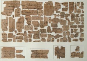 Papirusztöredékek, kopt, 7. század. alkotó: Unbekannt