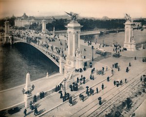 Párizs. - A III. Sándor-híd. -LL, c1910. alkotó: Unbekannt