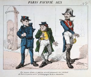 Párizs Pacifies, 1871. alkotó: Unbekannt