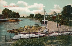 Parkers Ferry, Surbiton, c1907 alkotó: Unbekannt