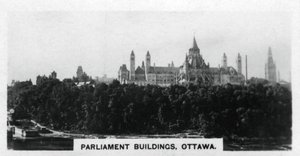 Parlament épületei, Ottawa, Kanada, 1920-as évek alkotó: Unbekannt