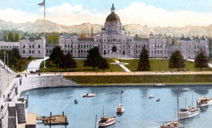 Parlament épületei, Victoria, British Columbia, Kanada, 1900-as évek alkotó: Unbekannt