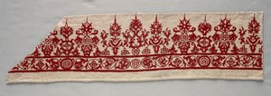 Szoknyaszegély része, 1800-as évek. alkotó: Unbekannt