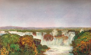 Részleges nézet az Iguassu-vízesésről, 1914. alkotó: Unbekannt