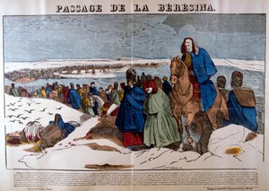 A Berezina-átjáró, 1812. november 28., XIX. század alkotó: Unbekannt