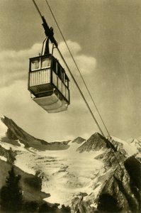Patscherkofelbahn, Innsbruck, Tirol, Ausztria, c1935. alkotó: Unbekannt