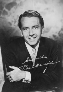 Paul Henreid 1908-1992, osztrák származású amerikai színész és rendező, 1940-es évek alkotó: Unbekannt