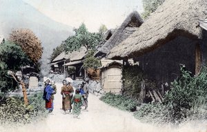 Parasztlakás, Japán, XX. század alkotó: Unbekannt