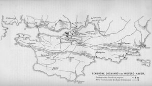 Pembroke Dockyard és Milford Haven, 1884 alkotó: Unbekannt