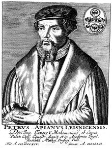 Peter Apian 1495-1552 német geográfus, matematikus és csillagász alkotó: Unbekannt