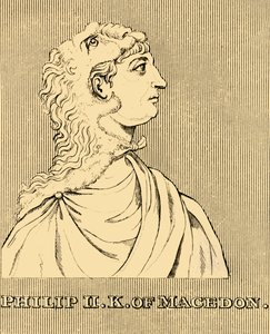 II. Fülöp macedón király, ie 382-336, 1830. alkotó: Unbekannt