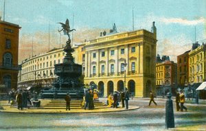 Piccadilly Circus, London, 1910. alkotó: Unbekannt