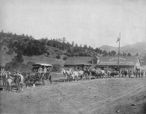 Pikes Peak Col. Toll Road, c1897. alkotó: Unbekannt
