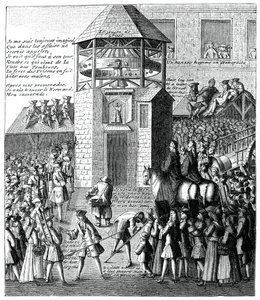 Pillory In The Market, 1885 alkotó: Unbekannt