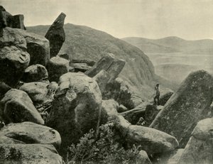 Pinnacle & Organ Pipes, Mount Wellington, 1901. alkotó: Unbekannt