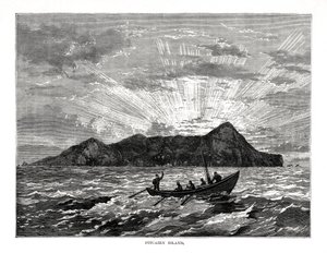 Pitcairn-sziget, Csendes-óceán, 1877 alkotó: Unbekannt