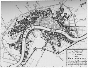 London és Westminster terve, 1749, 1903 alkotó: Unbekannt