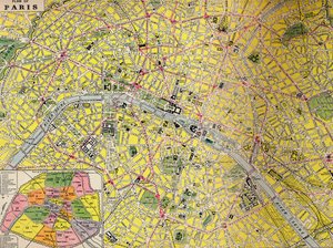 Párizs terve – a fény városának központi kerülete, 1930-as évek alkotó: Unbekannt