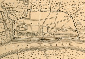 Római London terve, 1897. alkotó: Unbekannt