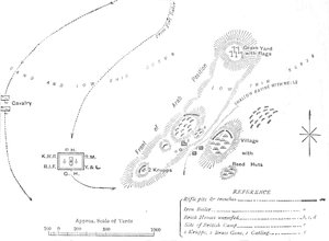 Az El Teb-i csata terve, 1884. február 29., 1881-85 alkotó: Unbekannt