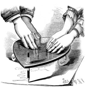 Planchette vagy ouija tábla, 1885 alkotó: Unbekannt