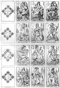 A Francia Köztársaság kártyajátéka, 1790 1882-1884 alkotó: Unbekannt