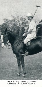 Playng Polo for Lords kontra Commons, 1930 1937 alkotó: Unbekannt